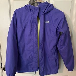 Girls north face Rain jacket